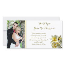 Boda fotográfico amarillo de Plumeria Gracias