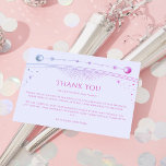 Tarjeta De Agradecimiento Boda fotográfico de la estrella de la luna del sol<br><div class="desc">Moda mística Lavender Sol rosa Estrellas lunares Boda de fotografía espacial Celestial Gracias Cartas presenta el sol, la luna y las estrellas con un marco rosa y violeta sobre un fondo de lavanda pastel. Personalice editando el texto en los cuadros de texto proporcionados y agregando su foto favorita al reverso....</div>