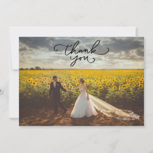 Tarjeta De Agradecimiento Boda fotográfico de paisajes