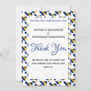 Tarjeta De Agradecimiento Boda fotográfico Personalizado BARBADOS