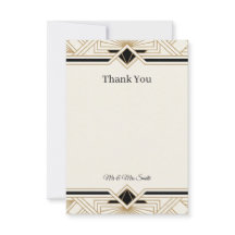Boda Glamour Art Déco Negro Oro