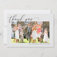 BODA GRACIAS A USTED fotografía caligrafía elegant