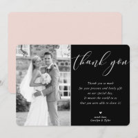 BODA GRACIAS A USTED fotografía caligrafía elegant