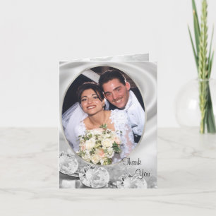 Tarjeta De Agradecimiento Boda gracias con foto