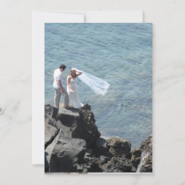 Tarjeta De Agradecimiento boda insular