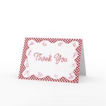 Boda Italiana con Cuadro de Comprobación Rojo