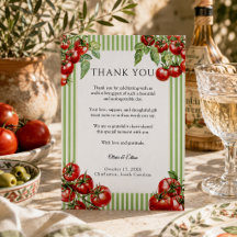 Boda Italiana de Rojo y Verde Elegante