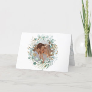 Tarjeta De Agradecimiento Boda judío Personalizado Chuppah Foto