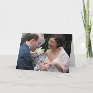 Tarjeta De Agradecimiento Boda Mazza/Chimene #2
