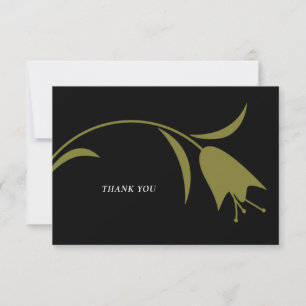 TARJETA DE AGRADECIMIENTO BODA MOD OLIVE TULIP
