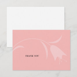 TARJETA DE AGRADECIMIENTO BODA MOD PINK TULIP