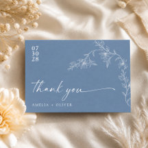 Boda Moderna Boho Floral Azul Polvoriento