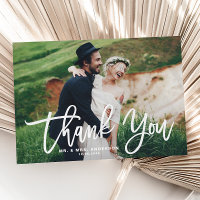 Boda moderno de fotografía con letras de mano blan