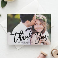 Boda moderno de fotografía con letras de mano negr