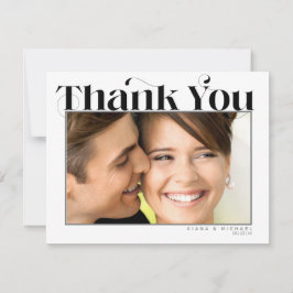 Tarjeta De Agradecimiento Boda moderno decorativo que hacemos ID887