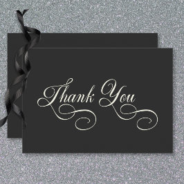 Tarjeta De Agradecimiento Boda Moody Victoriano oscuro Luna y Sol