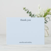 Boda personalizada minimalista audaz azul suave re
