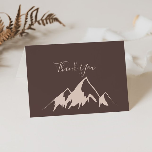 Tarjeta De Agradecimiento Boda plegado de Clear Mountain Country (Subido por el creador)
