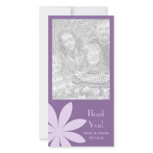 Boda Purple Daisy Flower Gracias