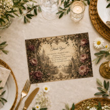Boda Romántica Vintage Gótica