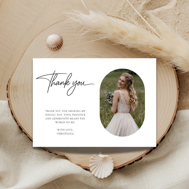 Tarjeta De Agradecimiento Boda ruso Capsule foto ducha de novia (Subido por el creador)