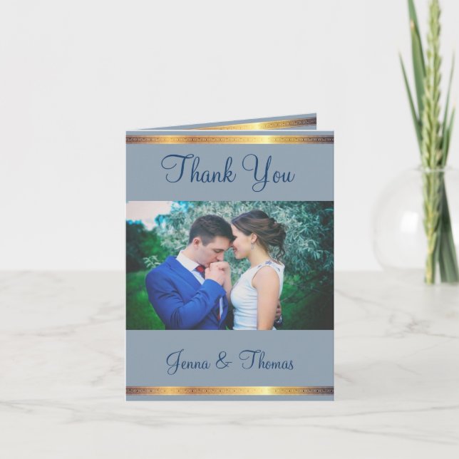 Tarjeta De Agradecimiento Boda Southern Charm (Anverso)
