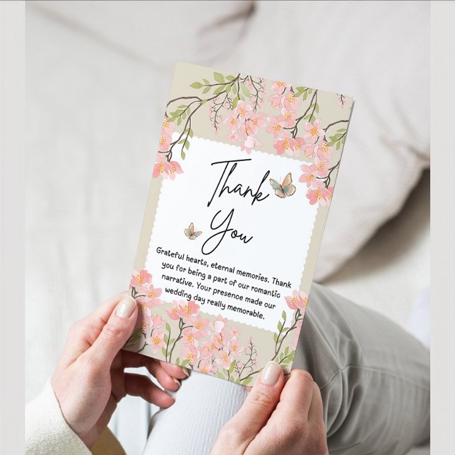 Tarjeta De Agradecimiento Boda Wildflowers (Subido por el creador)