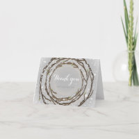 Bodas de invierno rústicas ramas y nieve de campo