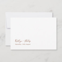 Tarjeta De Agradecimiento Boho Earthy Botanelegant Ivory