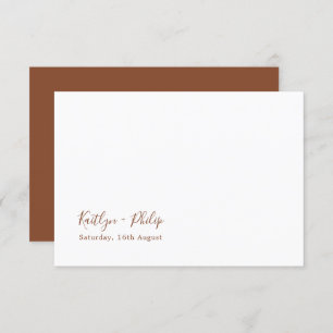 Tarjeta De Agradecimiento Boho Earthy Botanelegant Ivory
