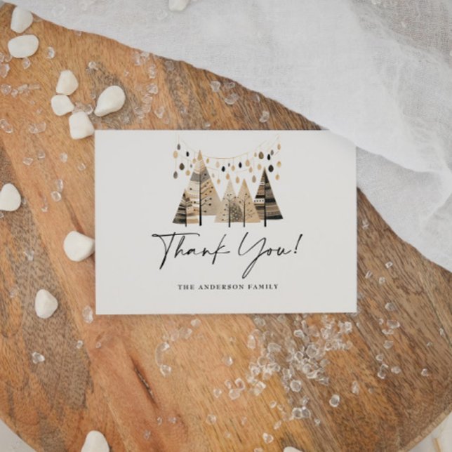 Tarjeta De Agradecimiento Boho navidades (Subido por el creador)