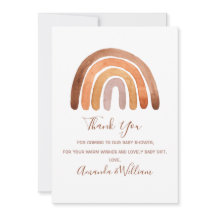Boho Rainbow Baby Shower Gracias auto