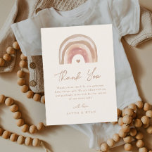 Boho Rainbow Terracotta Baby Shower