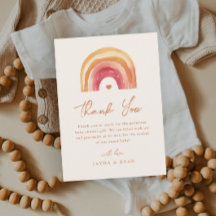 Boho Rainbow Terracotta Baby Shower