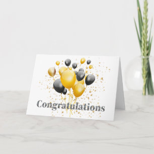 Tarjeta De Agradecimiento Bola de discoteca decorativa de felicitación
