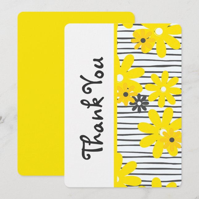 Tarjeta de agradecimiento bonita nota de agradecim (Anverso / Reverso)