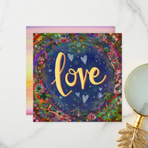 Tarjeta De Agradecimiento Bonitos de amor Flores Inspiradoras