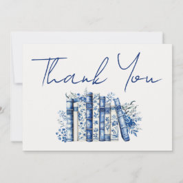 Tarjeta De Agradecimiento Book Floral Thank You