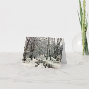 Tarjeta De Agradecimiento Bosque de hayas, invierno por Anders Andersen-Lund