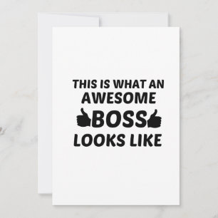 TARJETA DE AGRADECIMIENTO BOSS AWESOME