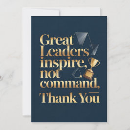 Tarjeta De Agradecimiento Boss or Mentor Thank You Card