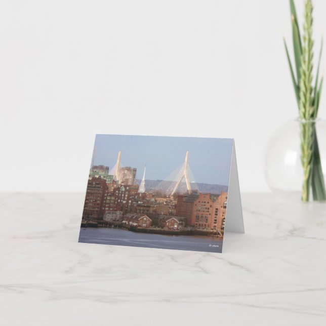 Tarjeta De Agradecimiento Boston--gracias (Anverso)