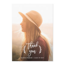 Botánico de moda | Foto de graduación Gracias