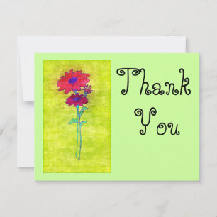 Tarjeta De Agradecimiento Bouquet 1