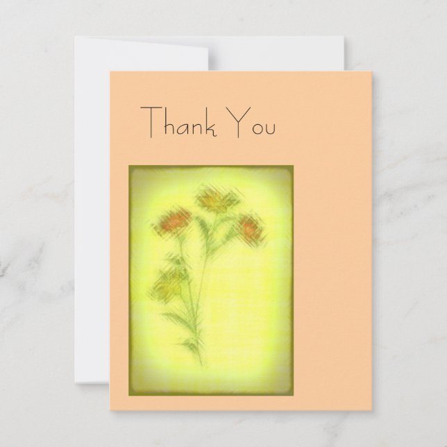 Tarjeta De Agradecimiento Bouquet 2 (Anverso)