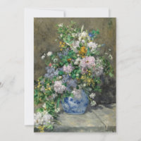 Bouquet de primavera por Pierre-Auguste Renoir