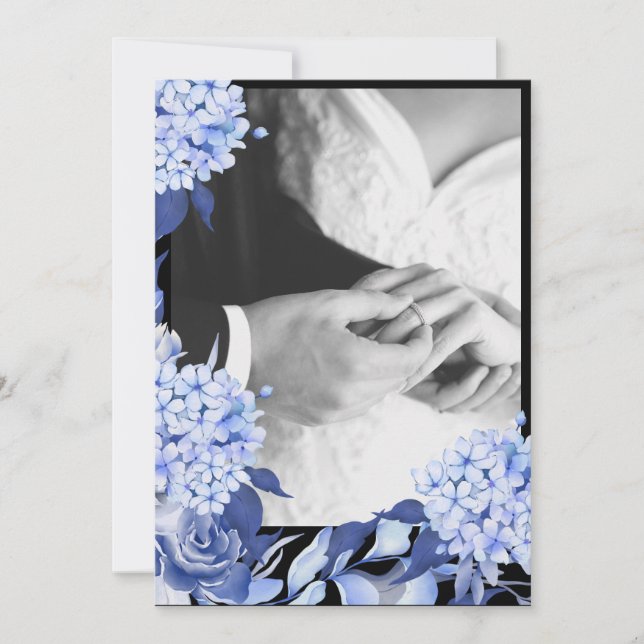 Tarjeta De Agradecimiento Bouquet floral blooming garden (Anverso)