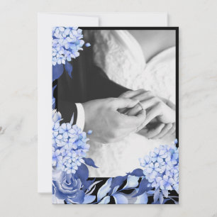 Tarjeta De Agradecimiento Bouquet floral blooming garden