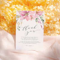 Bouquet floral de verano medio elegante Gracias