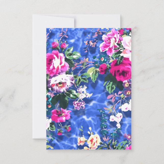 Tarjeta De Agradecimiento Bouquets con rosas (Anverso)